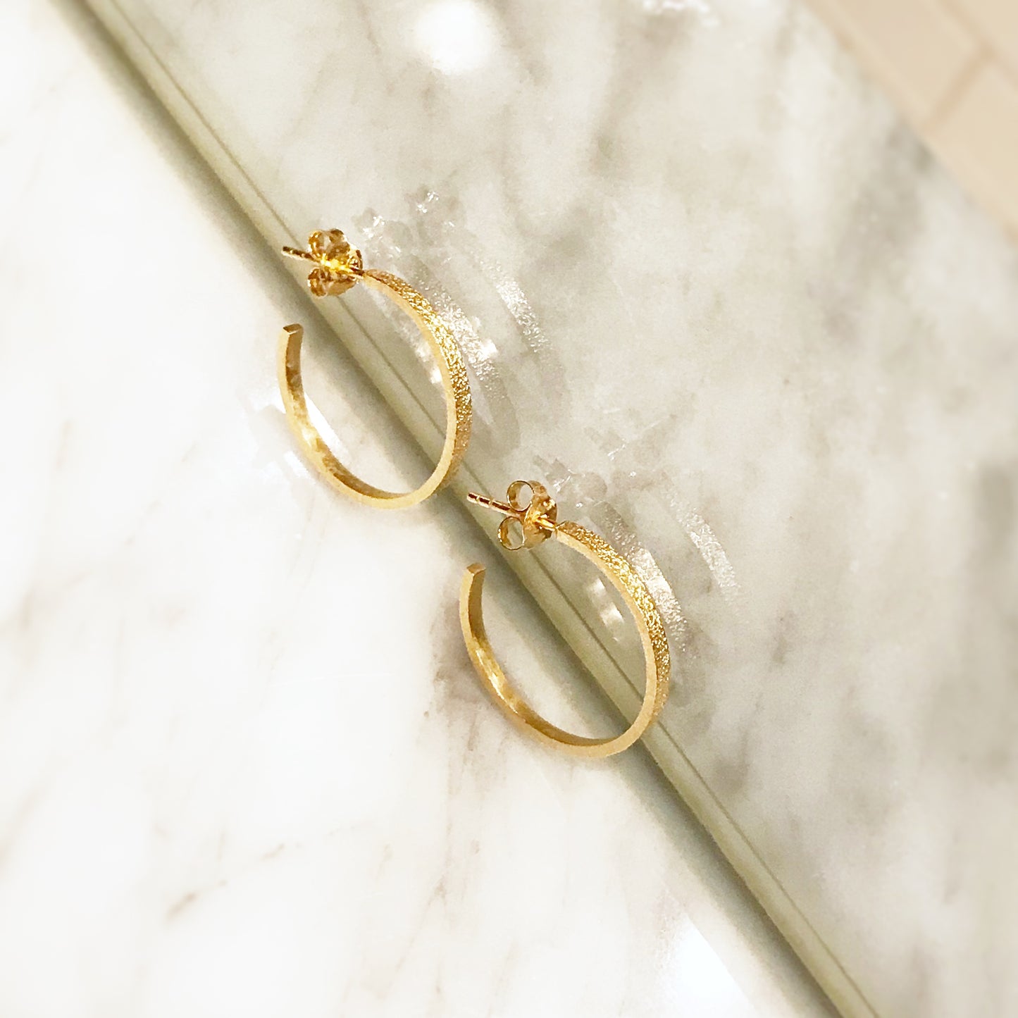 Balboa Thin Hoop Earrings