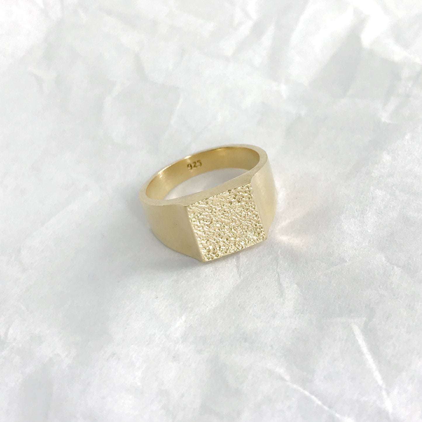 Balboa Square Signet Ring