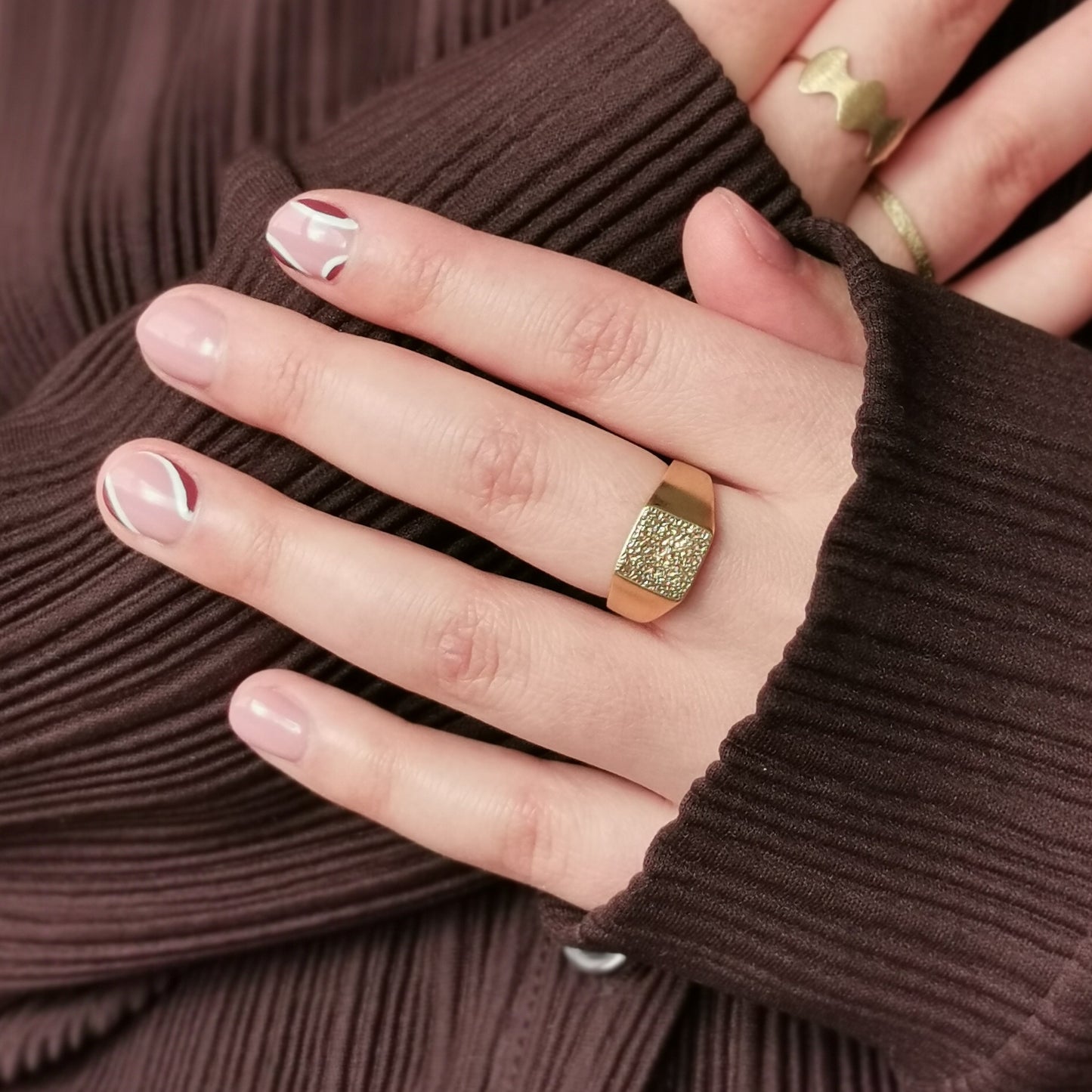 Balboa Square Signet Ring