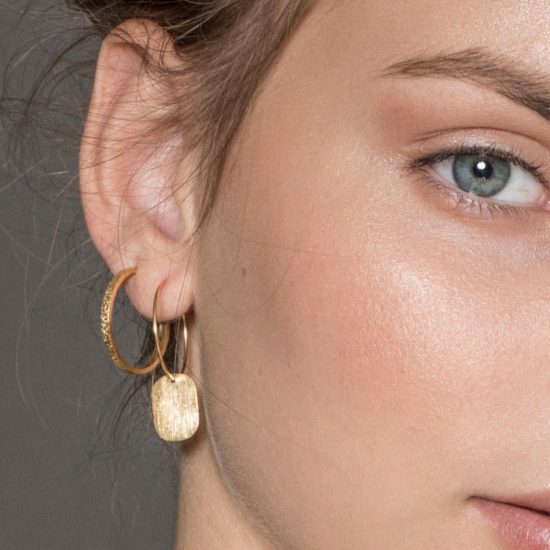 Balboa Thin Hoop Earrings